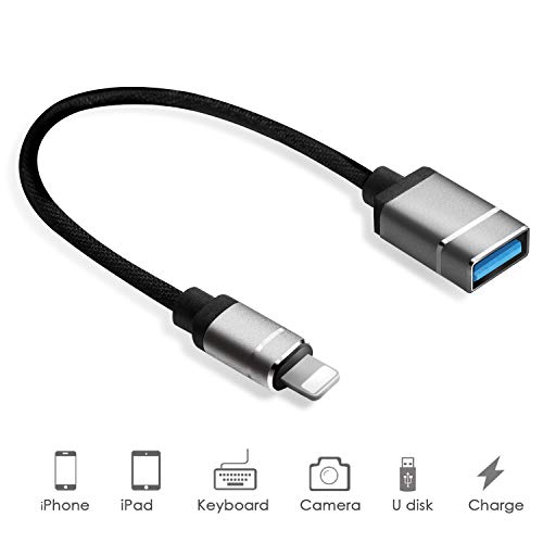 Buy USB Camera Adapter,USB Otg Cable Adapter Male to USB Female Adapter compatible with iphone