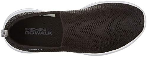 Skechers GO Walk Joy Womens Slip On Walking Sneakers Black/White 10 | Image 1