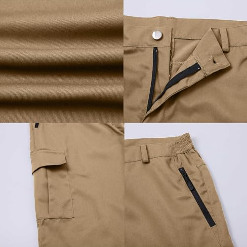Bermuda avec plusieurs poches pantalon d'extérieur classique résistant - 6