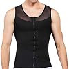 Sport-T-shirt voor heren, bodyshaper met rits, afslanken, shapewear, taille box, trainer-bodyshaper, bodyshaper