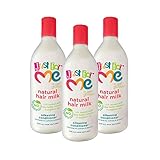 Just For Me Natural Hair Milk Silkening Conditioner, Nourishes For Softness & Bounce, With Coconut Milk, Shea Butter, Vitamin E & Sunflower Oil, 13.5 Ounce (3 Pack)