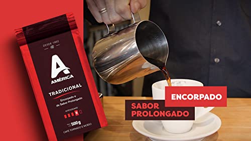 América Café Torrado E Moído Vácuo Clássico 500 G
