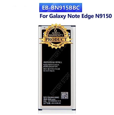 Image of THE BATTERY STORE Original EB-BN915BBC Battery for Samsung Note-4 Edge N915K N915L N9150 N915FY Battery with 6 Month Warranty***(PPP1)