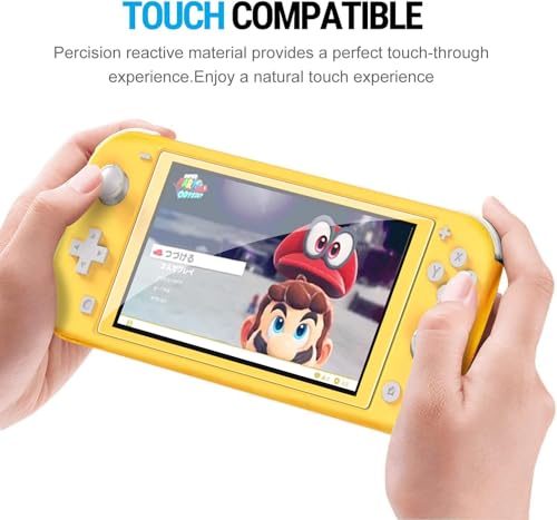 VGUARD 3 Piezas Protector de Pantalla para Nintendo Switch Lite, Cristal Vidrio Templado Premium