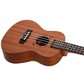 Flight NUC310 Concert Ukulele in Natural finish, 23 - Les Beatles, Paul McCartney, John Lennon, RIngo Starr, George Harrison Flight NUC310 Concert Ukulele in Natural finish, 23 – Image 4