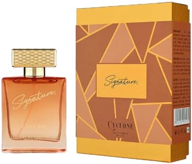 SIGNATURE AURA Cyclone Eau De Parfum 100ML for Women | Long Lasting Perfume | Aromatic Green Fragrance | Mandarin, Orange, Freesia & White Musk | Premium Perfume Gift for Women