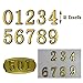 Mailbox Numbers for Outside, MONNCHA House Numbers for Mailbox 3D Self Adhesive Mailbox Numbers 2 Inch Door Address Numbers Stickers for Mailbox, Apartment, House, Trash Bins