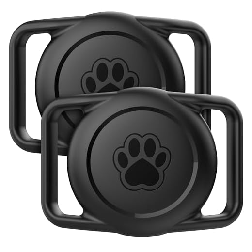 Wasserdichtes Hundehalsband mit Airtag Halter