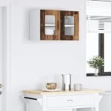 Fengshui Geschirrspuler Panel Holzwerkstoff 60 x 31 x 40 cm