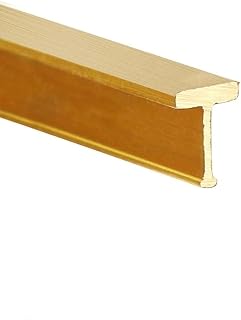 1pc Solid Brass Carpet to Tile Transition Strip - Durable and Stylish Flooring Edge Protector for Smooth Transitions(W10xH12mm(0.39"x0.47"))