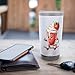 Cute Strawberry Skateboard Cartoon Milkshake Urban Skater Stainless Steel Insulated Tumbler