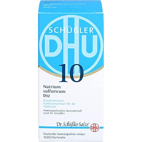 DHU Schüßler-Salz Nr. 10 Natrium sulfuricum D12 Tabletten, 420 St. Tabletten Cover