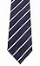 Kihatwin Men Navy Blue Yellow Preppy Striped Tie Woven Casual Stylish Suit College Neckties Nice Presents Ideal
