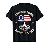 Japanese American Flag Half USA Japan Root Proud Women Kids Men T-Shirt