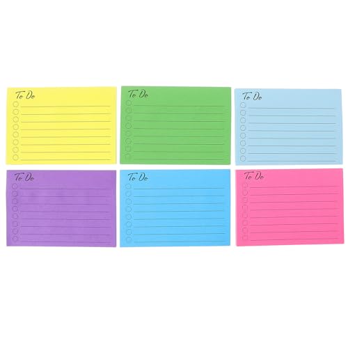 HIAKDOFT ページ色メモパッド 実用的な便箋ステッカー 学生 オフィス向け付箋アクセサリー スケジュール管理や類に便利