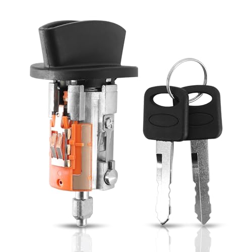 Tektall Ignition Switch Lock Cylinder with Keys for Ford F150 F250 F350 Super Duty 97-07, Replace LC6177,924-724,1L3Z11582A,707624