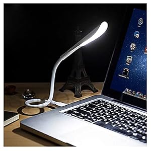 SWAPKART Portable Flexible Adjustable Eye Protection USB LED Desk Light Table Lamp for Reading, Working on PC, Laptop, Power Bank, Bedroom (Multicolour, Plastic, Pack of 1)