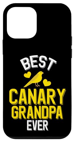 Best Canary Grandpa Ever Cute Canary With Heart �X�}�z�P�[�X iPhone 12 mini �p
