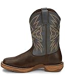 Tony Lama Men's Bartlett Coffee Western Work Boot Soft Toe Brown 9 D