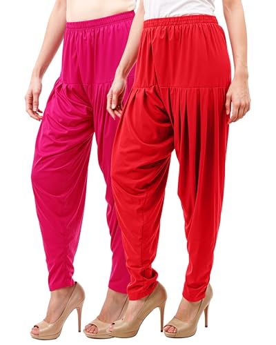 Image of Buy That Trendz Patiala Pant for Women Viscose Relaxed Fit Dhoti Patiyala Salwar Harem Style Bottom Pants