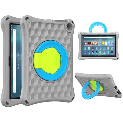(13th/11th Generation, 2023/2021 Release) New 10inch Tablet Case for Kids. Riaour ipad 10 case Light Weight Anti Slip Shockproof Kids Friendly Case(Incompatible with iPad Samsung). Grey Cover