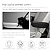 Augeny 2 PCS Car Front Seat Armrest Covers, Soft Elastic Fabric Auto Arm Rest Protector, Breathable Front Seat Armrest Cover Replacement, Universal Vehicle Interior Decor Accessories (Black)