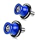 YIEBA M6 Motorrad Schwinge Spulen Swing Arm Spool Swing Arm Spulen Sliders Stand für YZF R7 2021+ YZF R6S 2006 - 2009 YZF R1 R6 1998 - 2016 R6S YZF-R6S (All Models) (Blau)