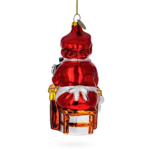 Décoration sapin Mère Noël machine à coudre verre soufflé - 4