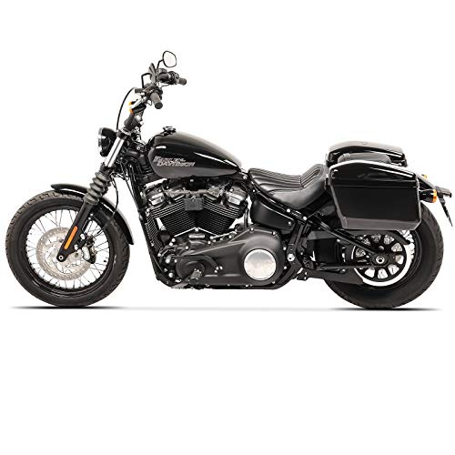 Set 2X Seitenkoffern mit Halter kompatibel mit Honda Rebel 500 CMX 17-25 Nevada