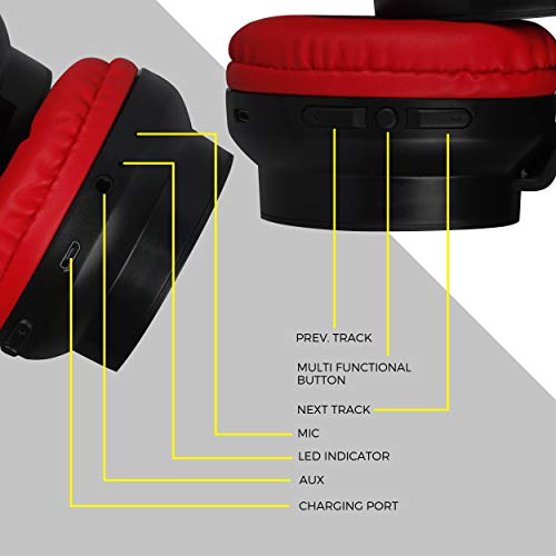 Zebronics-Zeb-Bang-Foldable-Wireless-BT-Headphone-Comes-with-40mm-Drivers-AUX-Connectivity-Call-Function-16Hrs-Playback-time-Supports-Voice-Assistant-Red