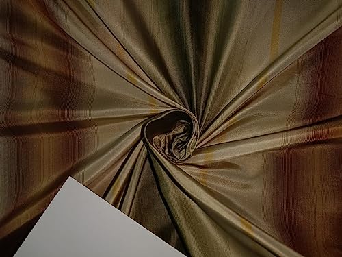 Tissu taffetas soie multicolore 137,2 cm pour robes de soirée uniques