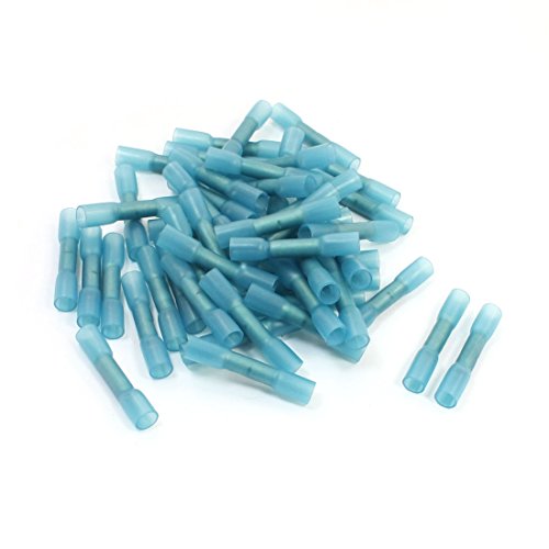 Terminal aislado para crimpar 50 pcs BHT2 azul miniatura 1