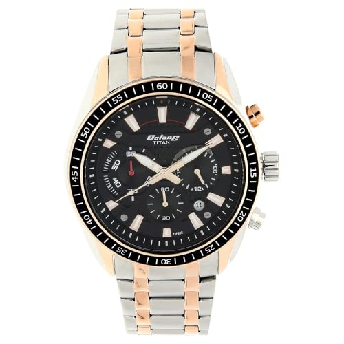 Image of Titan Octane Chronograph Black Dial Men's Watch -NM90077KM03 / NL90077KM03 /NP90077KM03