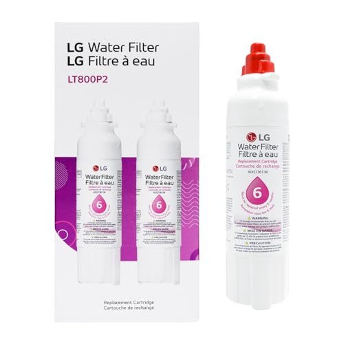 LG LT800P2 6-Month / 200 Gallon Refrigerator Replacement Water Filter, 2 Count (Pack of 1), White - image 2