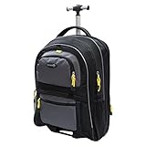 TPRC Sierra Madre Duffel Bag, Black, 19' Rolling Backpack