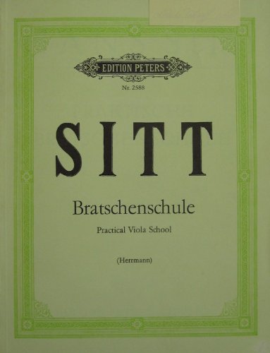  Sitt - Practical Viola School (Bratschenschule) (Viola Studies)