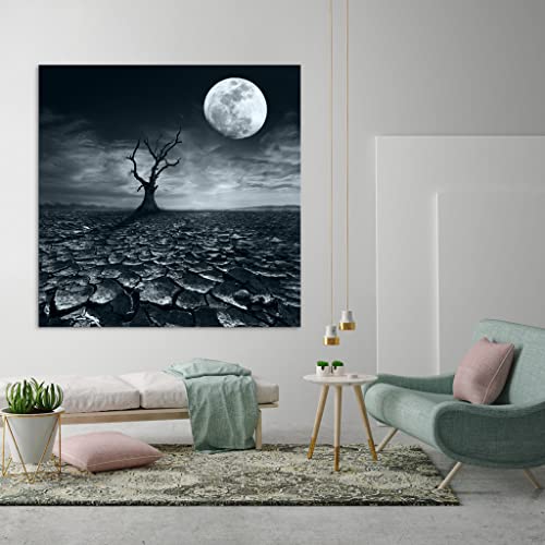 Tableau sur toile Univers DCC033-1 phosphorescent 80x80cm
