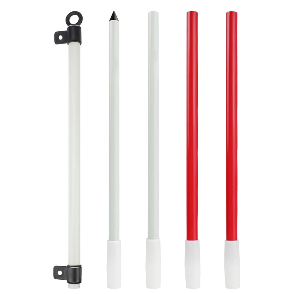 Drapeaux De Golf Drapeaux avec Tasses Pratique Putting Green Flag Golf Pole Pin Flaghole Golf Hole Cup Portable Mini Golf Flag Sticks pour Yard Golf Course