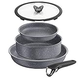 Lagostina Ingenio Induction Kochtopf-Set, Induktion, 5-teilig