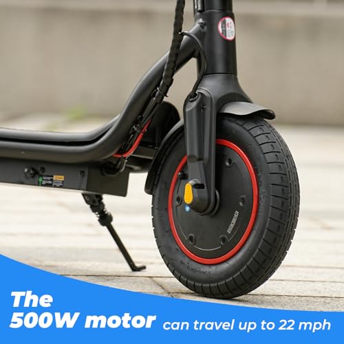 Electric Scooter, 500W/750W Powerful Motor, 22/25 MPH Top
