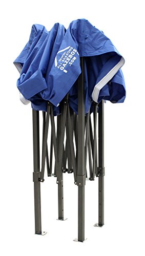 All Seasons Gazebos 2x2m Heavy Duty Fully Waterproof Pop up Gazebos and 4 Side Walls - Royal Blue - Image 7