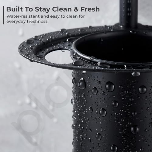 Image of Plantex Toothbrush Holder for Bathroom /304 Grade Stainless Steel Tumbler Holder /Toothpaste Holder /Bathroom Accessories - Pack of 1 (Black)