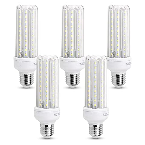 Pack 5 Bombillas LED PRENDELUZ Luz Fría 15W E27 Cover