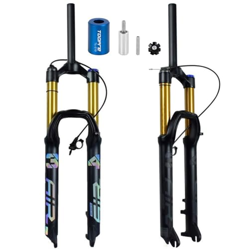 Fourche avant pour VTT à suspension 160 mm pour réparer un vélo au pivot droit 1-1/8''