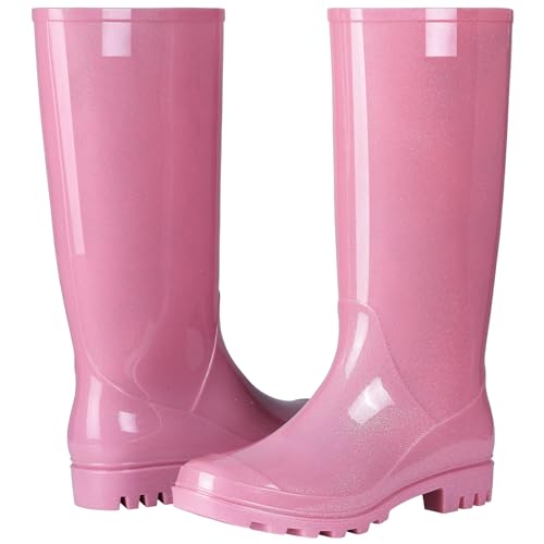 Image of Asgard Women's Tall Rain Boots Waterproof Knee High Rainboots Rubber Garden Boots
