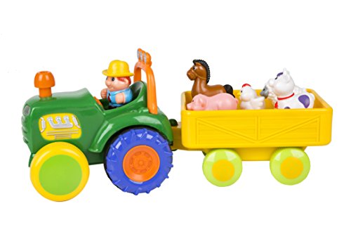 Kidoozie Funtime Tractor Original Version, 15.75 x 6.75 x 7.50 Inches - Thumbnail 3