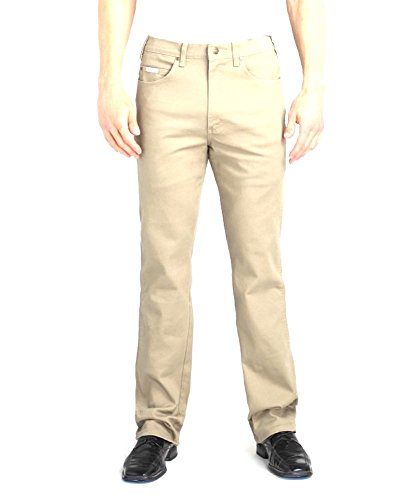 Elliesox Khaki Stretch Straight Cut Jeans by Grand River 191 68x32