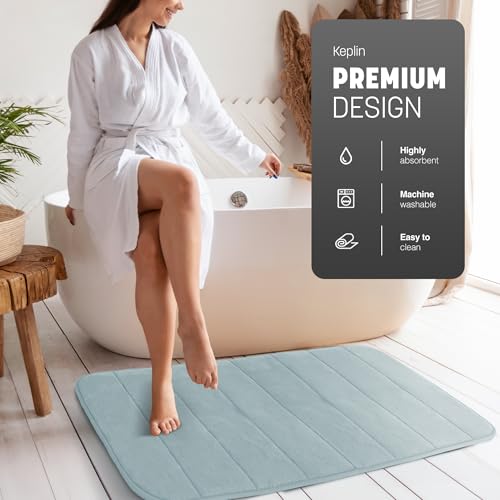 Tapis de bain en mousse absorbant et antidérapant lavable en machine