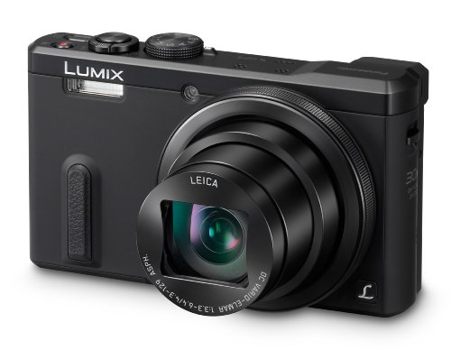 Panasonic DMC TZ60EB K Lumix Cámara Digital compacta (18,1 MP, Zoom óptico de 30x, Sensor Mos de Alta sensibilidad) LCD de 3 Pulgadas (Nuevo para 2014) Negro (renovado)