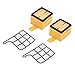 YYCFB Juego de filtros 2 filtros de protección del motor (filtro de motor) + 2 filtros HEPA (microfiltro/microfiltro/filtro HEPA) para Vorwerk Kobold VK 135, 136, VK135, VK136